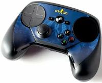 Комплект наклеек CSGO Blue Camo для Steam Controller (PC)