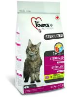 1st CHOICE Корм для кошек Sterilized стерилизовнных Курица батат