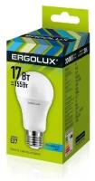 Электрическая светодиодная лампа Ergolux LED-A60-17W-E27-4K ЛОН 17Вт E27 4500K 13180