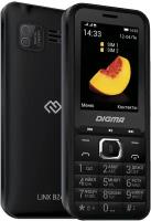 Мобильный телефон Digma LINX B241 32Mb черный 2Sim 2.44" TFT 240x320 0.08Mpix LT2073PM