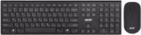 Клавиатура + мышь Acer OKR030 клав: черный мышь: черный USB беспроводная slim