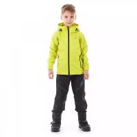 Детский дождевик (штаны и куртка) DragonFly EVO Kids YELLOW, мембрана, 116-122