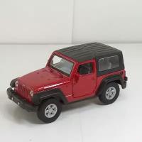 Металлическая машинка 1:34-1:39 JEEP WRANGLER 2007г., красный 42371H-D Welly