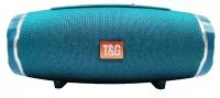 Колонка портативная беспроводная T&G TG-145 bluetooth бирюзовая