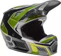 Шлем кроссовый Fox V3 RS Mirer Helmet Flow Yellow, L, 2022