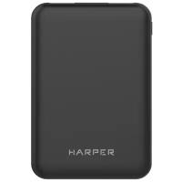 Портативный аккумулятор HARPER PB-5001 Black, 5 000 мАч, Micro USB