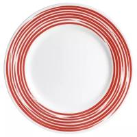 "Тарелка обеденная Corelle ""Brushed Red"" 27см"