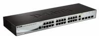 Управляемый коммутатор 2 уровня D-Link DGS-1210-28/ME/B2A с 24 портами 10/100/1000Base-T и 4 портами 1000Base-X SFP DGS-1210-28/ME/B2A