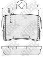 К-т торм. колодок Re S(W220) 98-06 NiBK PN0200W