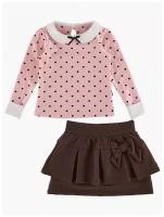 Комплект одежды для девочек Mini Maxi, модель 0994/0995, цвет розовый, размер 86