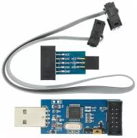 Программатор USB ISP ASP на Atmega8A для микроконтроллера AVR с поддержкой Windows, MacOS, Linux (У)