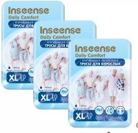Впитывающие трусы для взрослых Inseense Daily Comfort XL (120-160 см), 10 шт, 3 упаковки