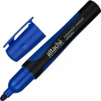 Набор маркеров Маркер перманентный Attache Selection Pegas синий, 2-5мм 4 штуки