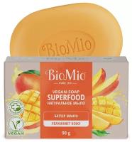 BioMio Мыло кусковое натуральное Superfood Манго, 90 г