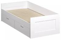 Кровать Сириус белая 204.4х96х57.5 см