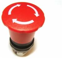 Кнопка управления MPMP3-10R "Грибок" красная (только корпус) с усиленной фиксацией 40мм отпускание вытягиванием 1SFA611511R1001 ABB