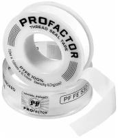 ФУМ лента PROFACTOR PF Professional белая Ф55 мм 12мм х 0,1мм х 12м PF FE 532