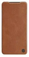 Чехол Nillkin Qin Pro Leather Case для Xiaomi Redmi K40s / Poco F4 5G Brown (коричневый)