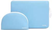 Tomtoc для ноутбуков 13" набор TheHer Shell Laptop Sleeve Kit 2-in-1 A27 Light Blue