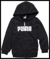 Толстовка/Puma/84762101/Boys ESS PUMA FZ Hoody/черный/116