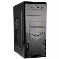 Корпус Miditower ExeGate CP-604 Black, ATX,, 2*USB, Audio