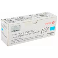 Тонер-картридж XEROX 106R02760 Phaser 6020/22/WC 6025/27 голубой (1000 страниц)