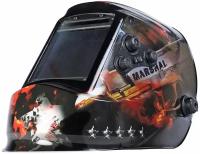 Маска сварщика Patriot WH 800E / 100х93 мм окно / степень затемнения DIN5-13 / хамелеон / защитная маска для сварки / сварочный шлем