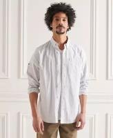 Рубашка Superdry, размер 2XL (56), серый