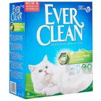 EVER CLEAN EXTRA STRONG CLUMPIN SCENTED наполнитель комкующийся для туалета кошек с ароматизатором зеленая полоска (6 + 6 л)