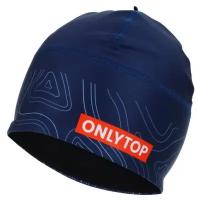 Шапка ONLYTOP, размер М, синий