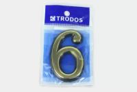 Номерок на дверь "6", он же номер "9", TRODOS