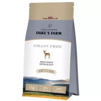 Корм для собак DUKE'S FARM беззерновой, оленина сух. 2кг