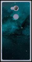 Силиконовый чехол на Sony Xperia XA2 Ultra / Сони Иксперия ХА 2 Ультра Синий космос