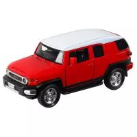 Машина "автопанорама" Toyota FJ Cruiser, красный, 1/32, свет, звук, инерция, в/к 17,5*13,5*9 см JB1251289