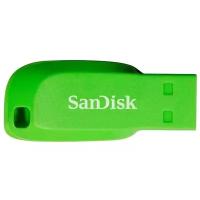 Флешка SanDisk Cruzer Blade 16 ГБ, 1 шт., зеленый