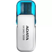 Флешка ADATA UV240 32 ГБ, белый