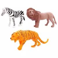 Набор фигурок Наша Игрушка Дикие животные Jungle animal, 8 см, 3 шт (2A003-1)