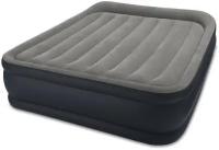 Кровать надувная Deluxe Pillow Rest Raised,203*152*42 см, встроенный насос 220В, Intex (64136ND)