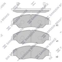 Колодки тормозные дисковые к т 4 шт. Sangsin SP1118