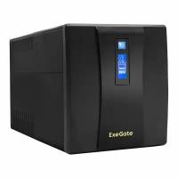 EXEGATE ИБП EP285512RUS ИБП SpecialPro Smart LLB-1600.LCD.AVR.EURO.RJ <1600VA 950W, LCD, AVR, 4 евророзетки, RJ45 11, Black>