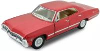 Металлическая машинка Kinsmart 1:43 «1967 Chevrolet Impala» инерционная, красная KT5418D-1