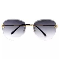 Солнцезащитные очки женские / Без оправы / Ультрафиолетовый фильтр / Защита UV400 / Подарок