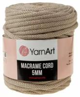 Пряжа YarnArt Macrame cord 5mm какао (768), 60%хлопок/40%полиэстер/вискоза, 85м, 500г, 1шт
