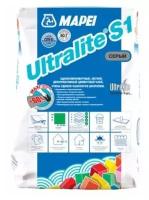 Клей для плитки и камня Mapei Ultralite S1 серый 15 кг