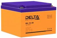 Аккумуляторная батарея Delta GEL 12-26 напряжение 12В, емкость 26Ач (174х166х125mm)