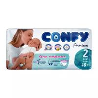 CONFY подгузники Premium 2 (3-6 кг) 40 шт