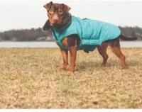 Зимняя куртка Dog Gone Smart Наноя с мех. воротником Hemlock Jacket 60см, синий лазурит