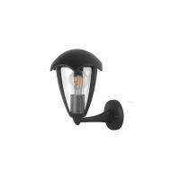 Uniel Уличный настенный светильник UUL-S80A, E27, 60 Вт, цвет арматуры: черный