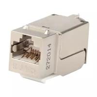 Hyperline KJNE-8P8C-C6-90-SH-F-WH Вставка Keystone Jack RJ-45(8P8C), категория 6, экранированная, 110 IDC, заделка с помощью NE-