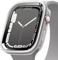 Elago для Apple Watch 40/41 mm чехол DUO case Metallic/Dark Grey